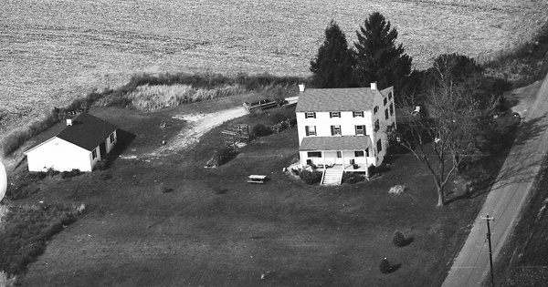 Vintage Aerial photo from 1975 in Chester County, PA