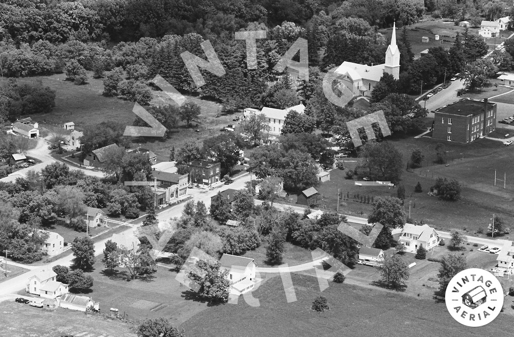 Vintage Aerial Iowa Winneshiek County 1980 39XWI10