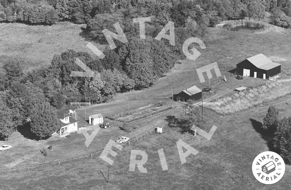 Vintage Aerial Kentucky Pendleton County 1980 16SPE13