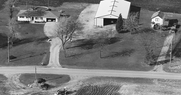 Vintage Aerial photo from 1980 in Lake County, IN