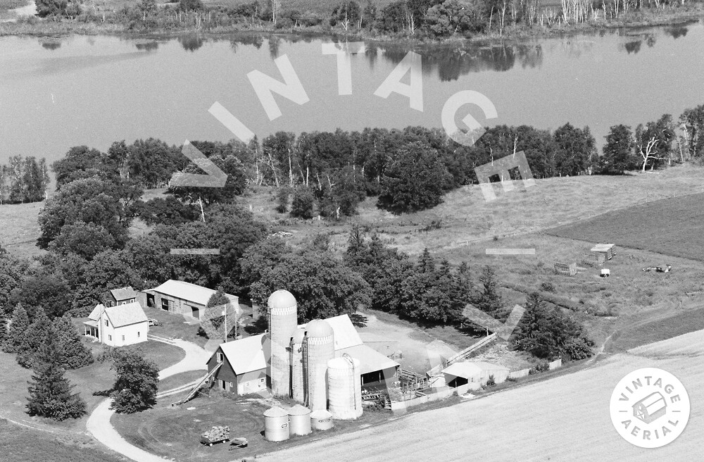 Vintage Aerial Minnesota Isanti County 1984 21OIS18