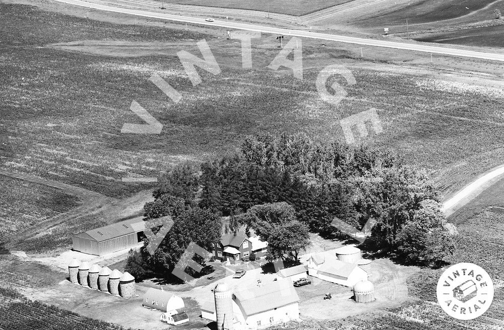 Vintage Aerial Minnesota McLeod County 1967 22MMCL3