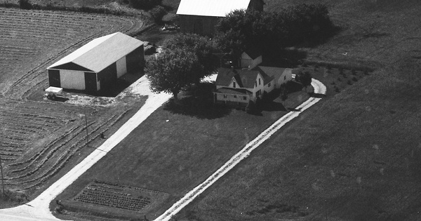 Vintage Aerial photo from 1993 in Huron County, MI