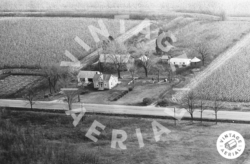 Vintage Aerial Michigan Branch County 1963 40SBR30