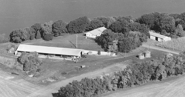 Vintage Aerial photo from 1997 in Nobles County, MN
