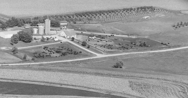 Vintage Aerial photo from 1997 in Ida County, IA