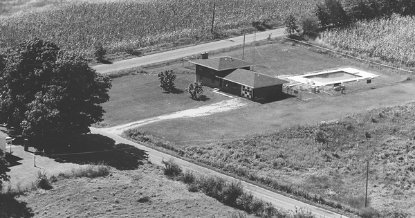 Vintage Aerial photo from 1978 in Vermillion County, IN