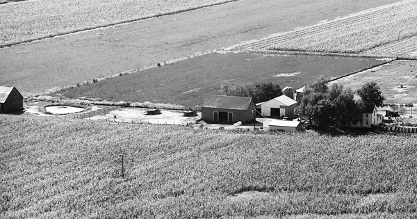 Vintage Aerial photo from 1974 in Warrick County, IN
