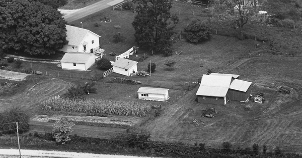 Vintage Aerial photo from 1979 in Monroe County, IN