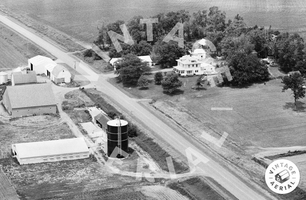 Vintage Aerial Iowa Tama County 1982 73FTM23