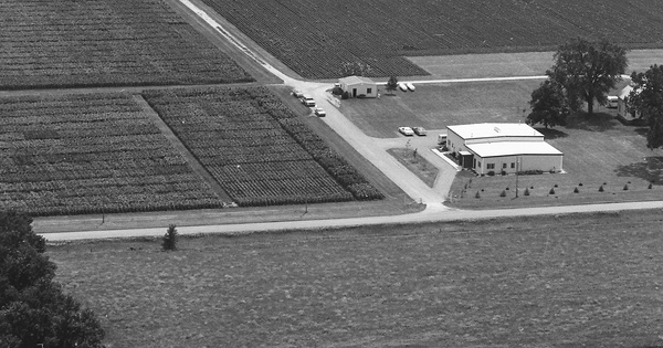 Vintage Aerial photo from 1980 in Webster County, IA