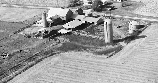 Vintage Aerial photo from 1982 in Randolph County, IN