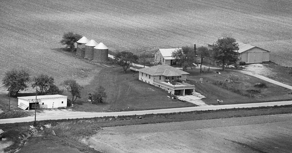 Vintage Aerial photo from 1978 in Jennings County, IN