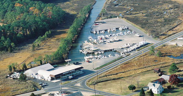 Vintage Aerial photo from 2001 in Dorchester County, MD