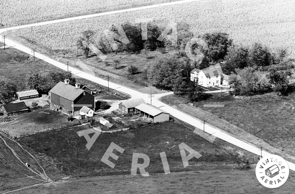 Vintage Aerial Illinois Stephenson County 1964 54ISTN36