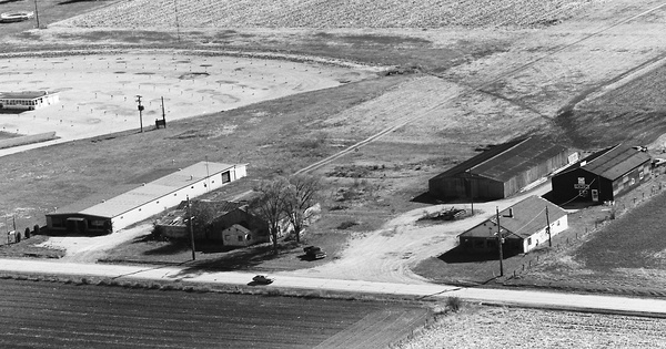 Vintage Aerial photo from 1976 in Shelby County, IL