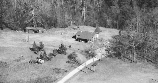 Vintage Aerial photo from 1994 in Habersham County, GA