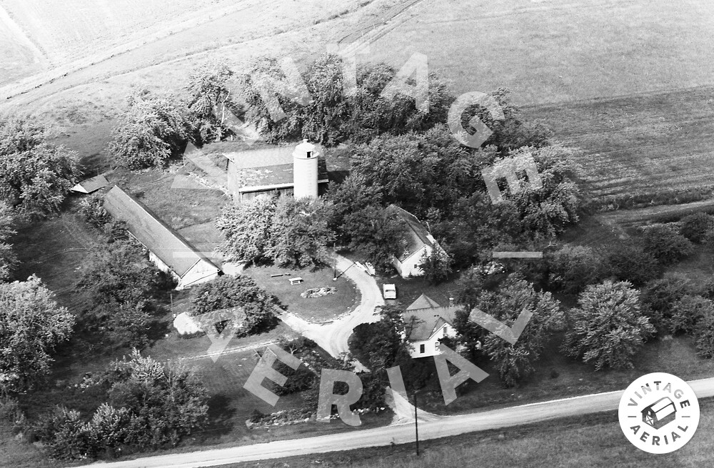 Vintage Aerial Wisconsin Racine County 1964 17CRA11