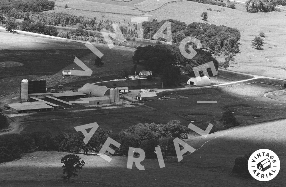 Vintage Aerial Wisconsin Iowa County 1978 52JIO29