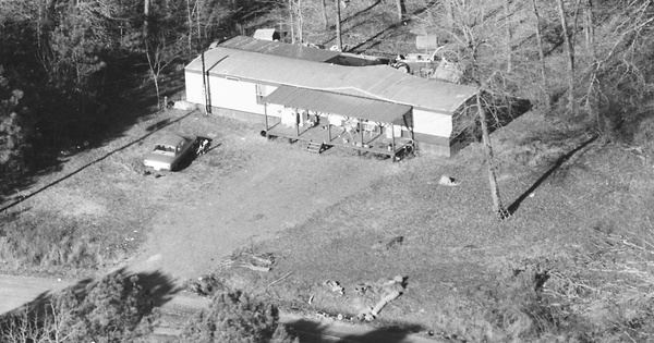 Vintage Aerial photo from 1985 in Murray County, GA