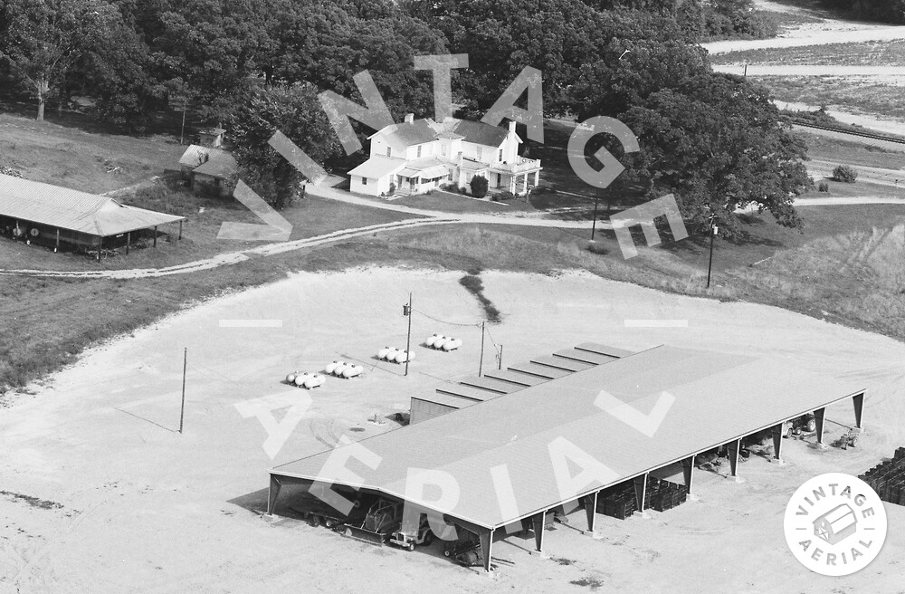 Vintage Aerial North Carolina Vance County 1987 40AVA17