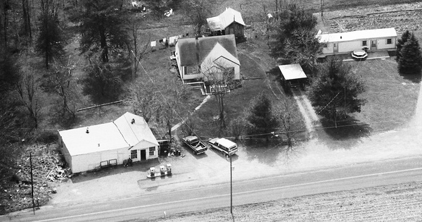 Vintage Aerial photo from 1990 in Franklin County, VA