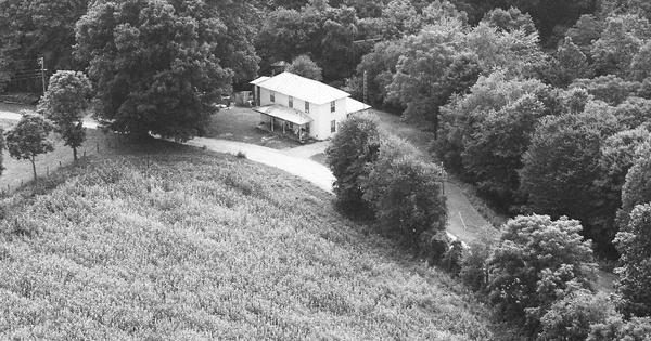 Vintage Aerial photo from 1983 in Jackson County, WV