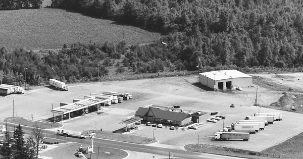 Vintage Aerial photo from 1985 in Davie County, NC