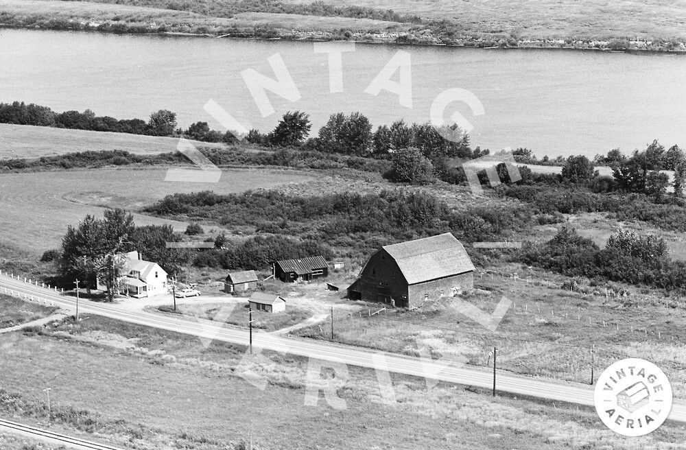 Vintage Aerial Maine Aroostook County 1965 62OAR35