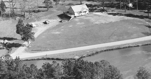 Vintage Aerial photo from 1985 in Randolph County, NC