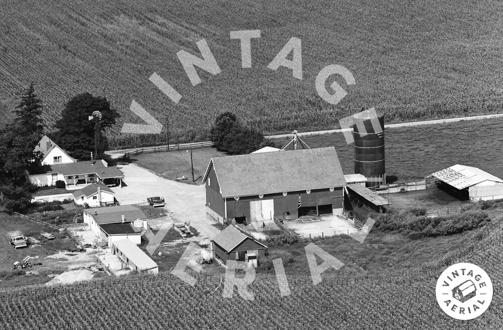 Vintage Aerial Indiana Clinton County 1973 56TCL29