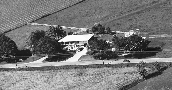 Vintage Aerial photo from 1976 in Delaware County, IN