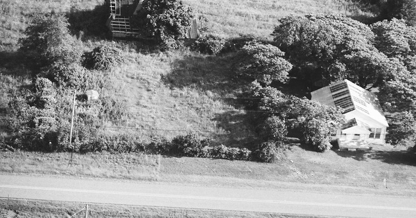 Vintage Aerial photo from 1989 in Conway County, AR