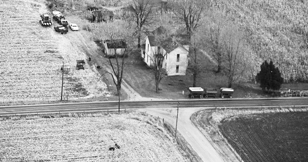 Vintage Aerial photo from 1981 in Fayette County, IN