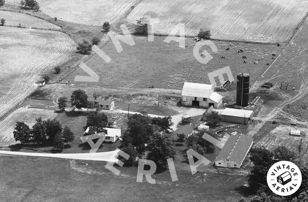 Vintage Aerial Indiana Grant County 1966 21BGR20