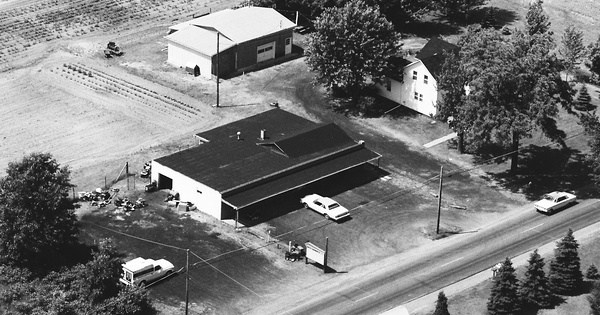 Vintage Aerial photo from 1983 in Elkhart County, IN