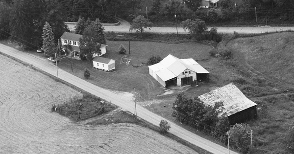 Vintage Aerial photo from 1995 in Greene County, PA