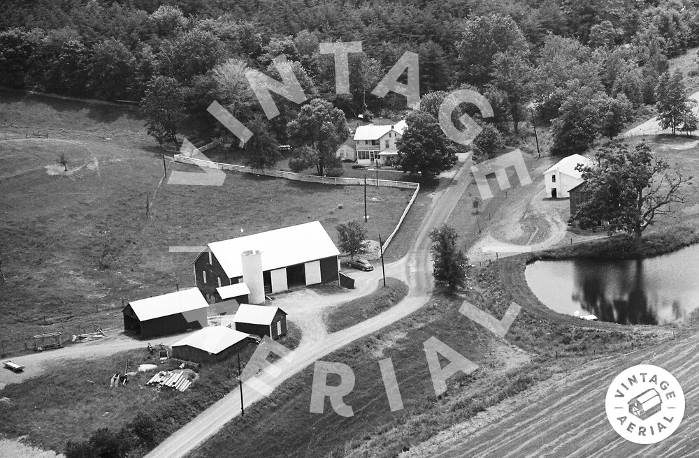 Vintage Aerial Pennsylvania Huntingdon County 1969 30OHU11