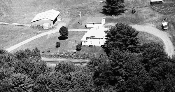 Vintage Aerial photo from 1993 in Bradford County, PA