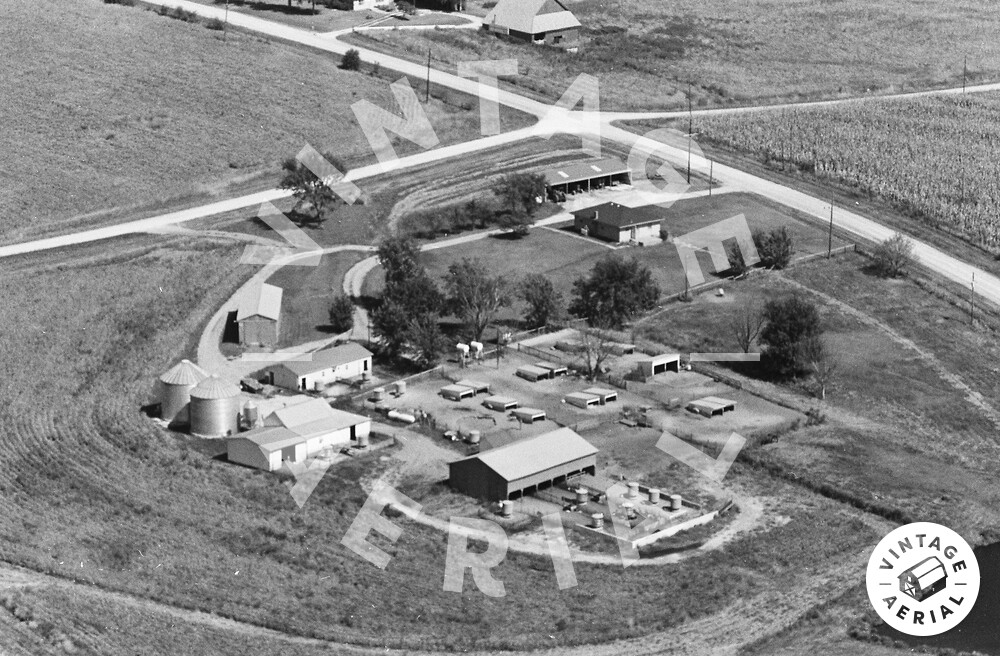 Vintage Aerial Missouri Caldwell County 1981 8DCAL31