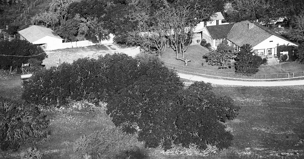 Vintage Aerial photo from -1986 in Hays County, TX