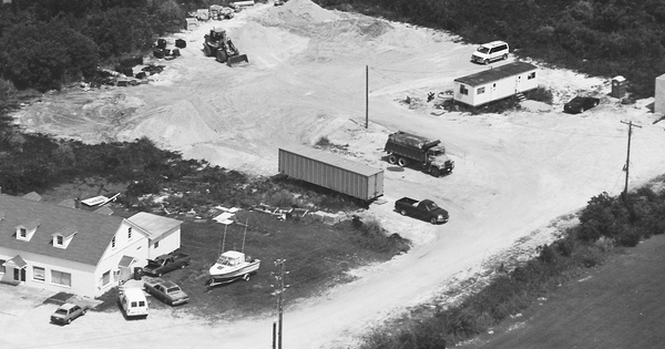 Vintage Aerial photo from 1999 in Brunswick County, NC