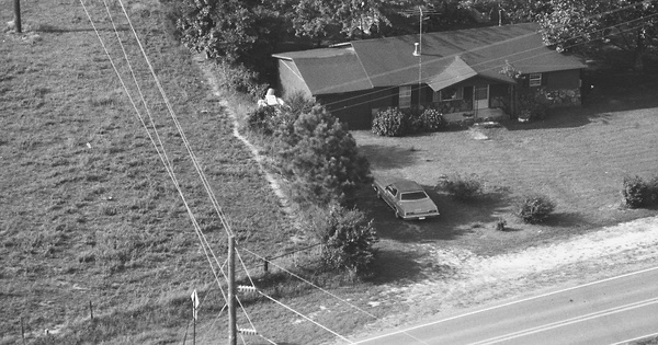 Vintage Aerial photo from 1984 in Cleburne County, AR