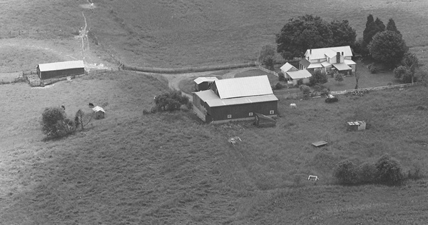 Vintage Aerial photo from 1987 in Monroe County, WV