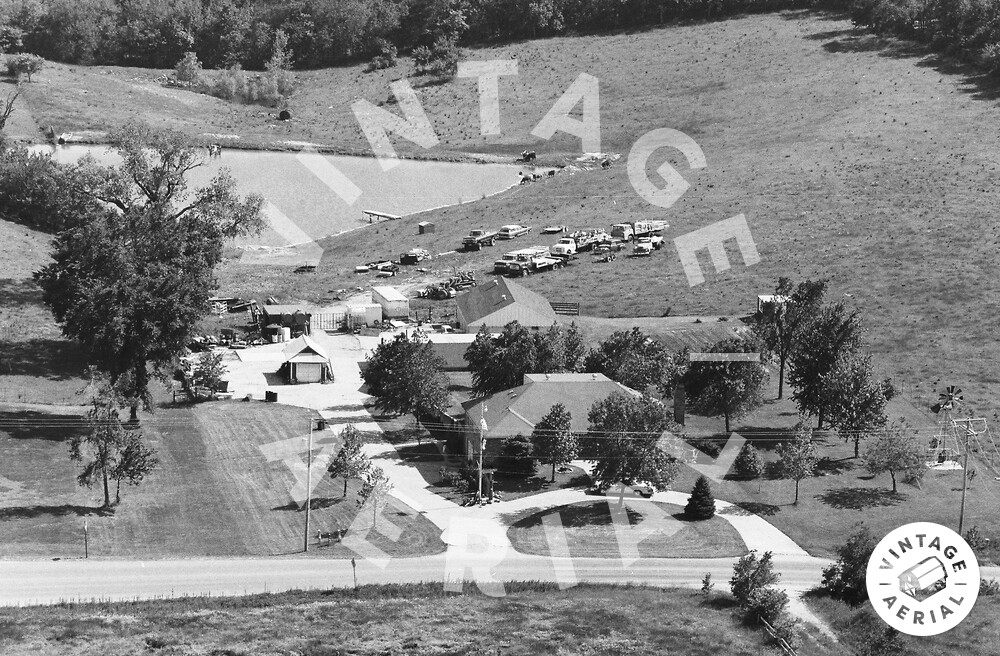 Vintage Aerial Kansas Johnson County 1984 45MJO18