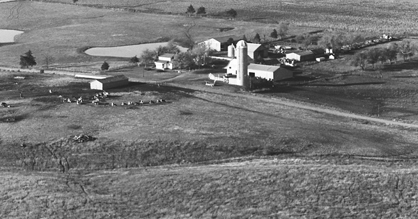 Vintage Aerial photo from 1981 in Anderson County, KS