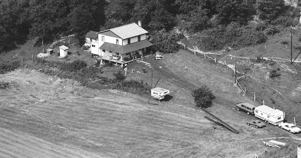 Vintage Aerial photo from 1986 in Belmont County, OH