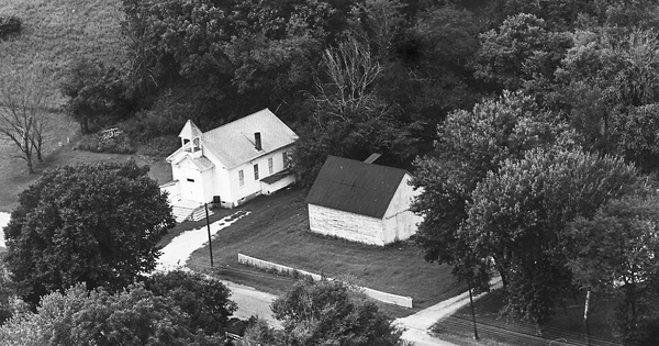 Vintage Aerial photo from 1965 in Peoria County, IL