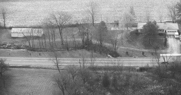 Vintage Aerial photo from 1987 in Adams County, IN