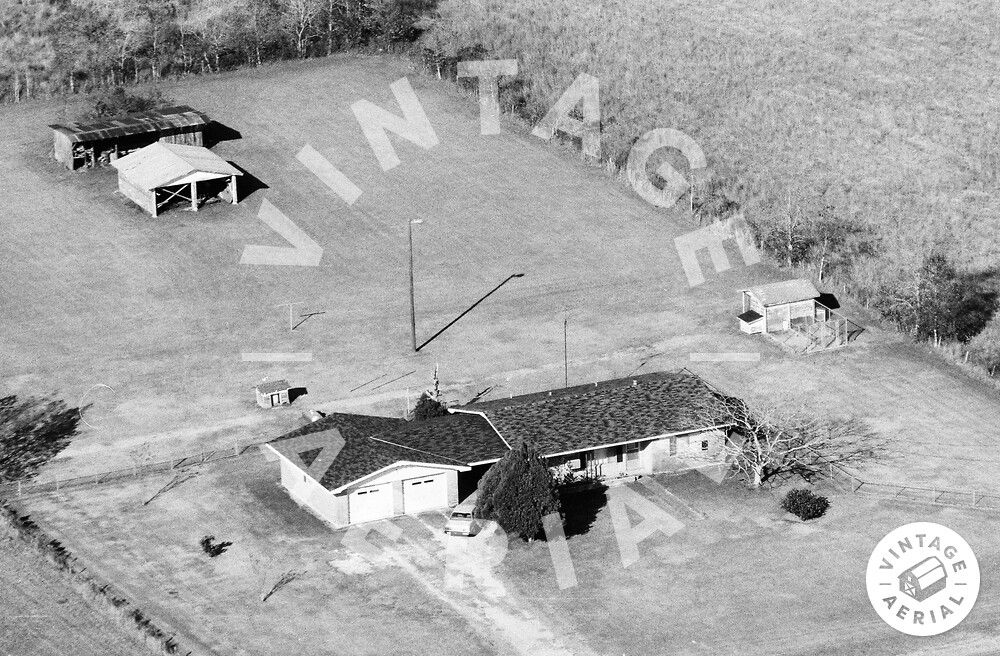 Vintage Aerial Louisiana Acadia Parish 1987 5GGAC12